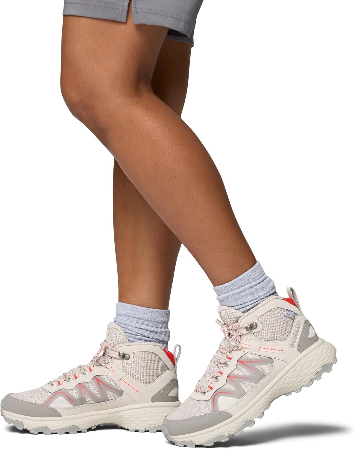 image:imageColumbia Damen Peakfreak Rush Mid OutdryWanderschuhCloud Grey Poppy Red