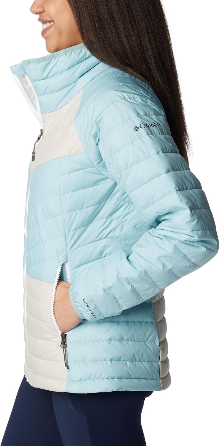 image:imageColumbia Damen Powder Lite II JackeAqua Haze Dark Stone