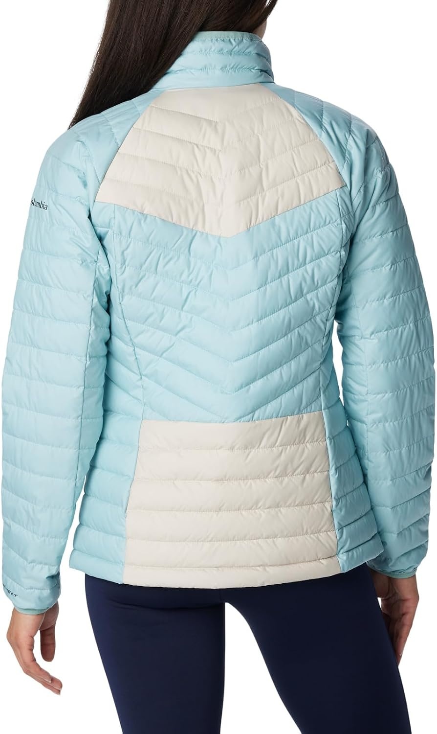 image:imageColumbia Damen Powder Lite II JackeAqua Haze Dark Stone