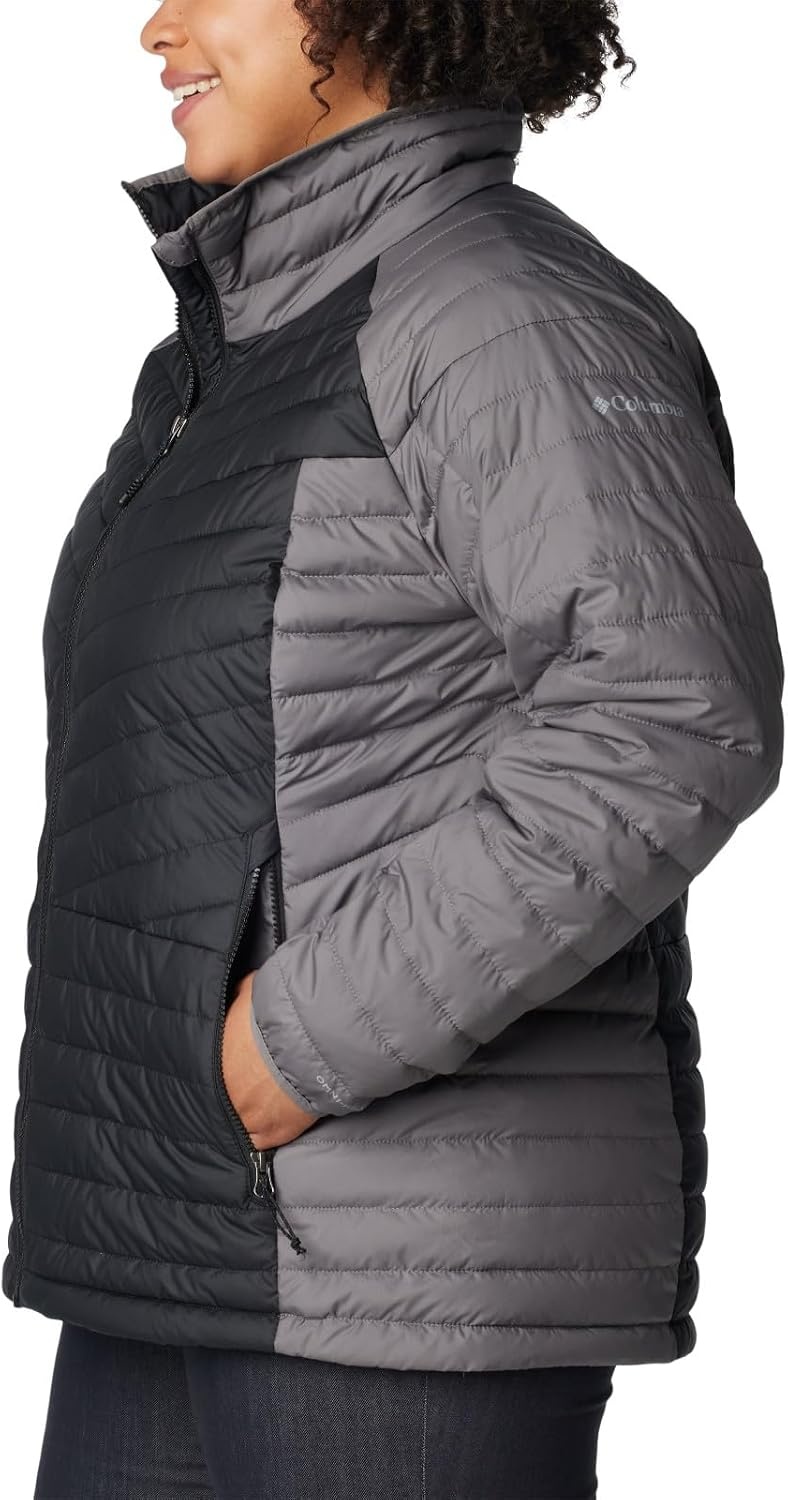image:imageColumbia Damen Powder Lite II JackeCity Grey Black Shark