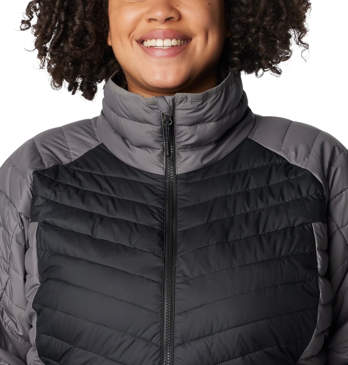 image:imageColumbia Damen Powder Lite II JackeCity Grey Black Shark