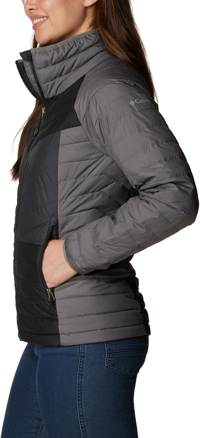 image:imageColumbia Damen Powder Lite II JackeCity Grey Black Shark