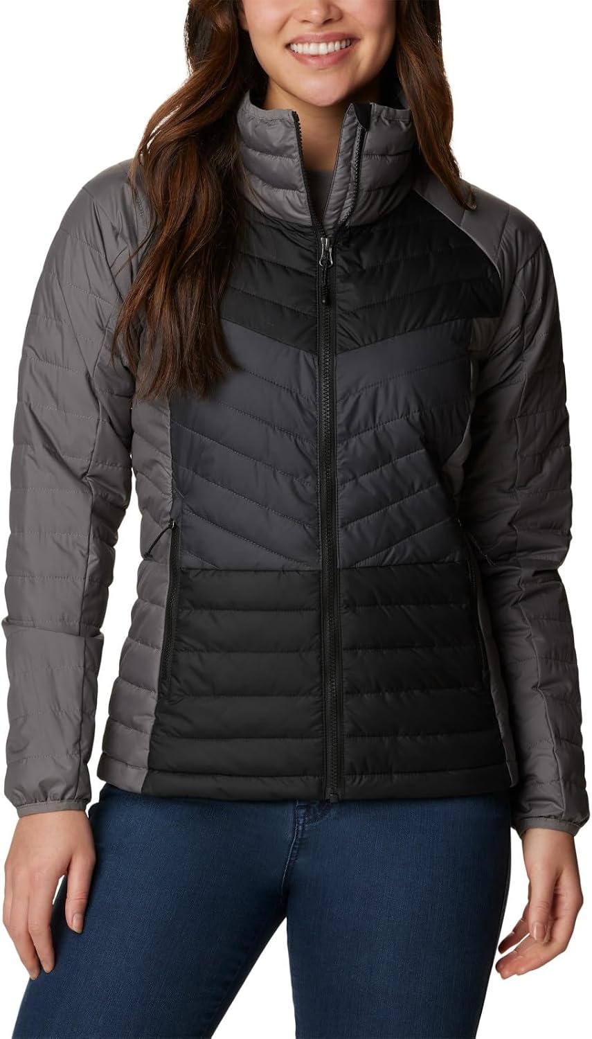 image:imageColumbia Damen Powder Lite II JackeCity Grey Black Shark