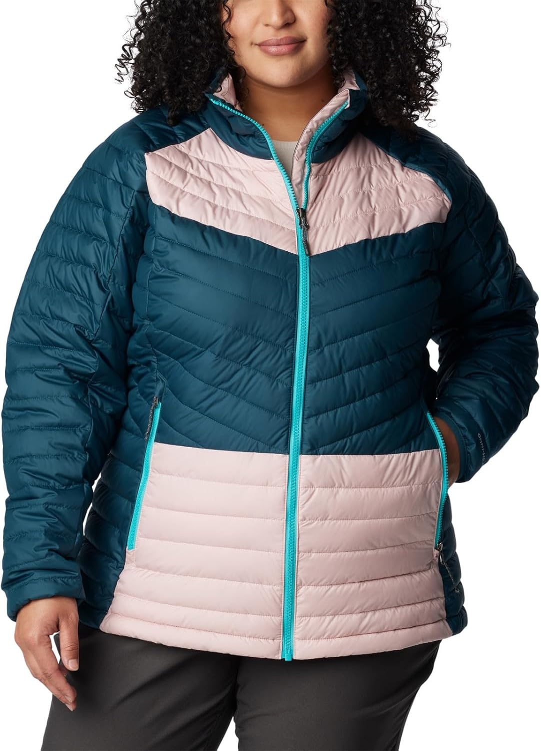 image:imageColumbia Damen Powder Lite II JackeNight Wave Altrosa