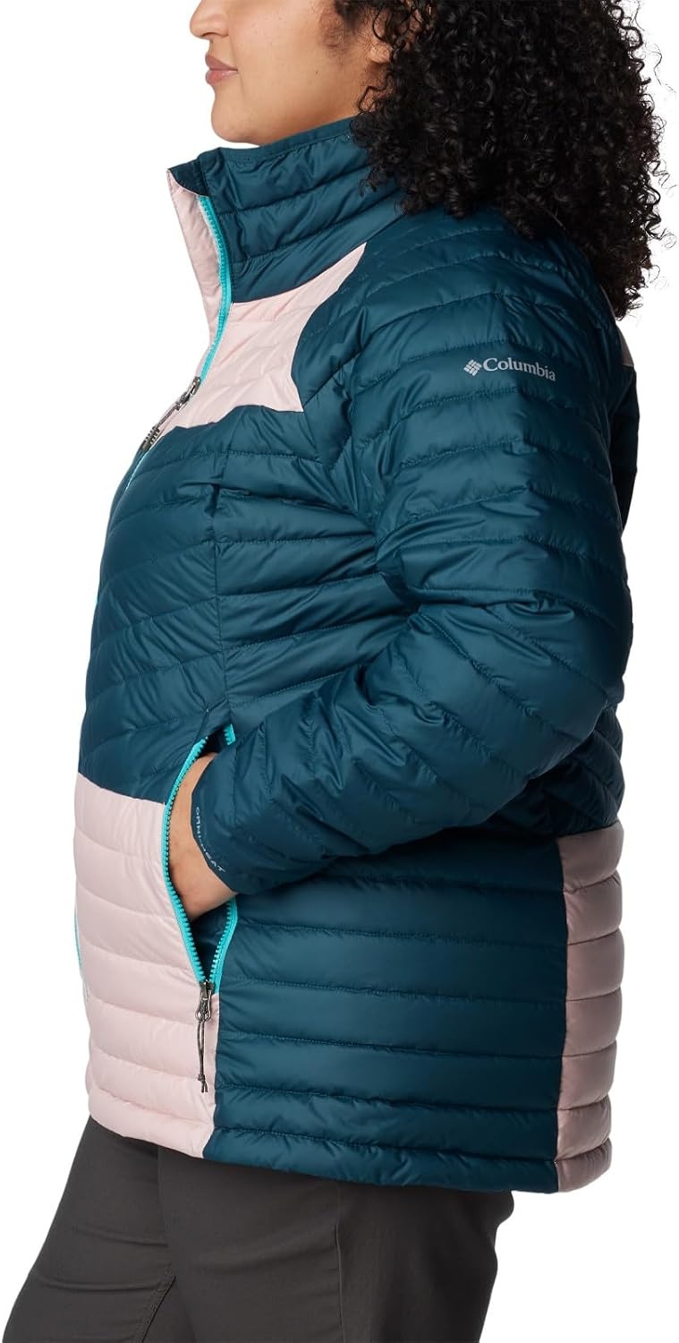 image:imageColumbia Damen Powder Lite II JackeNight Wave Altrosa