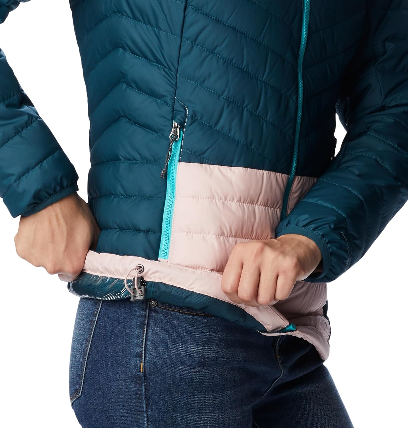 image:imageColumbia Damen Powder Lite II JackeNight Wave Dusty Pink