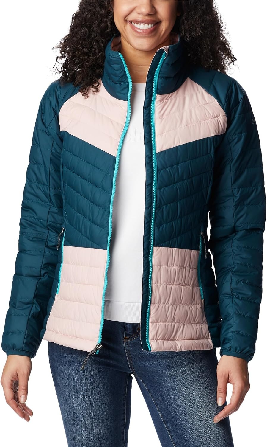 image:imageColumbia Damen Powder Lite II JackeNight Wave Dusty Pink