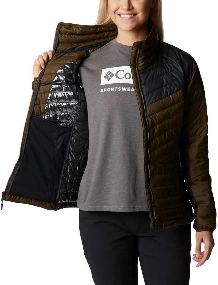 image:imageColumbia Damen Powder Lite II JackeOlive Green Bl