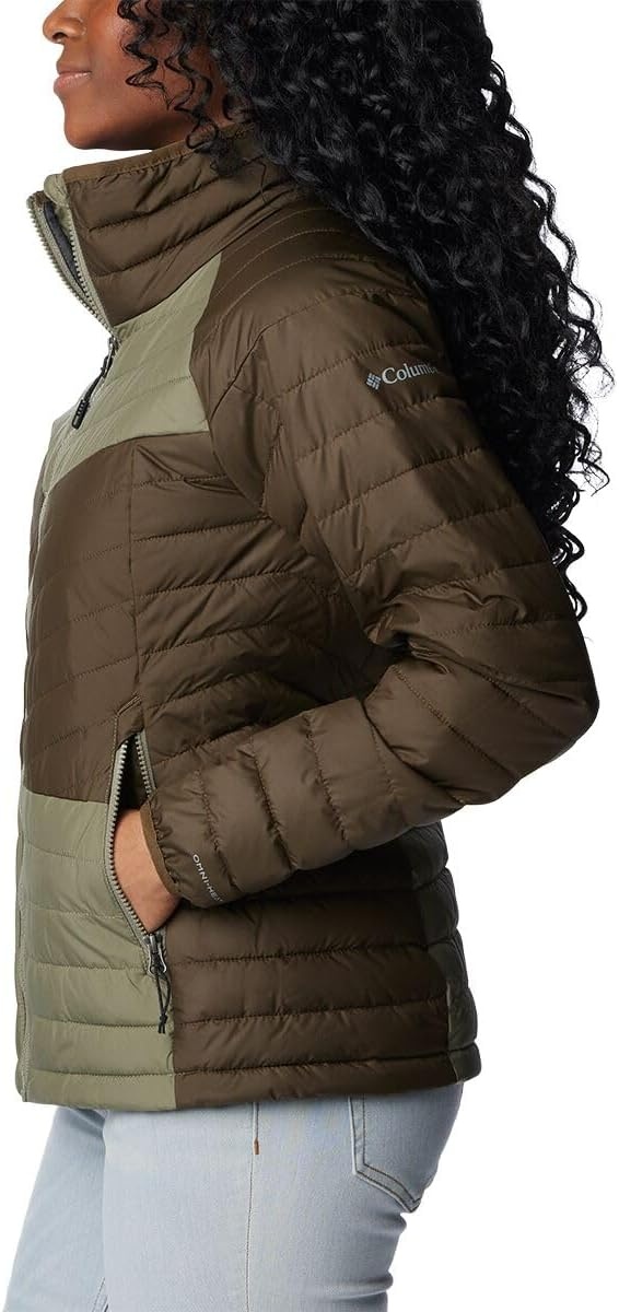 image:imageColumbia Damen Powder Lite II JackeOlive Green Stone Green