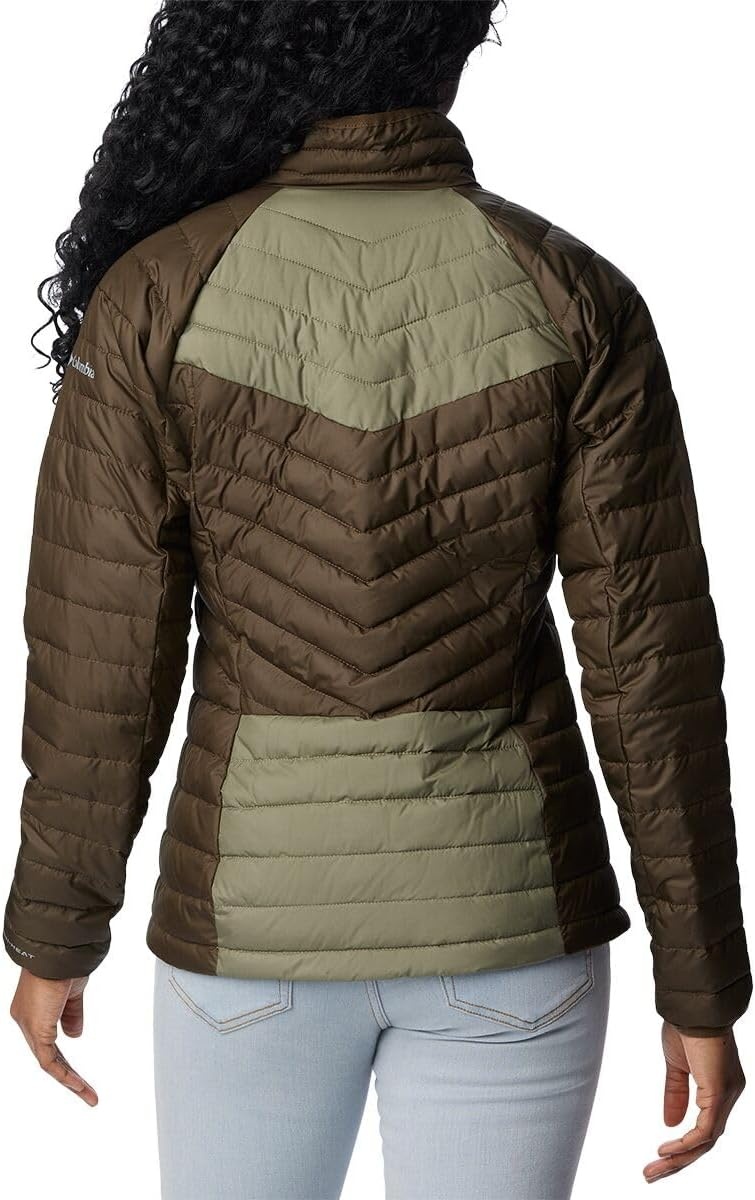 image:imageColumbia Damen Powder Lite II JackeOlive Green Stone Green