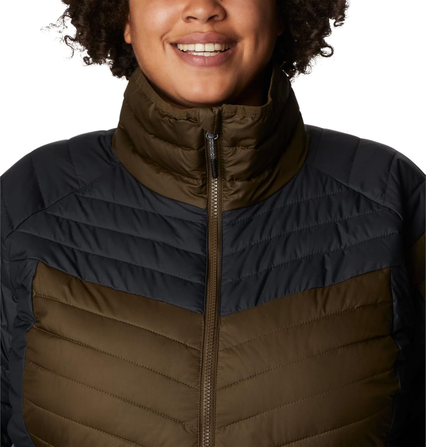 image:imageColumbia Damen Powder Lite II JackeOlivgrnSchwarz