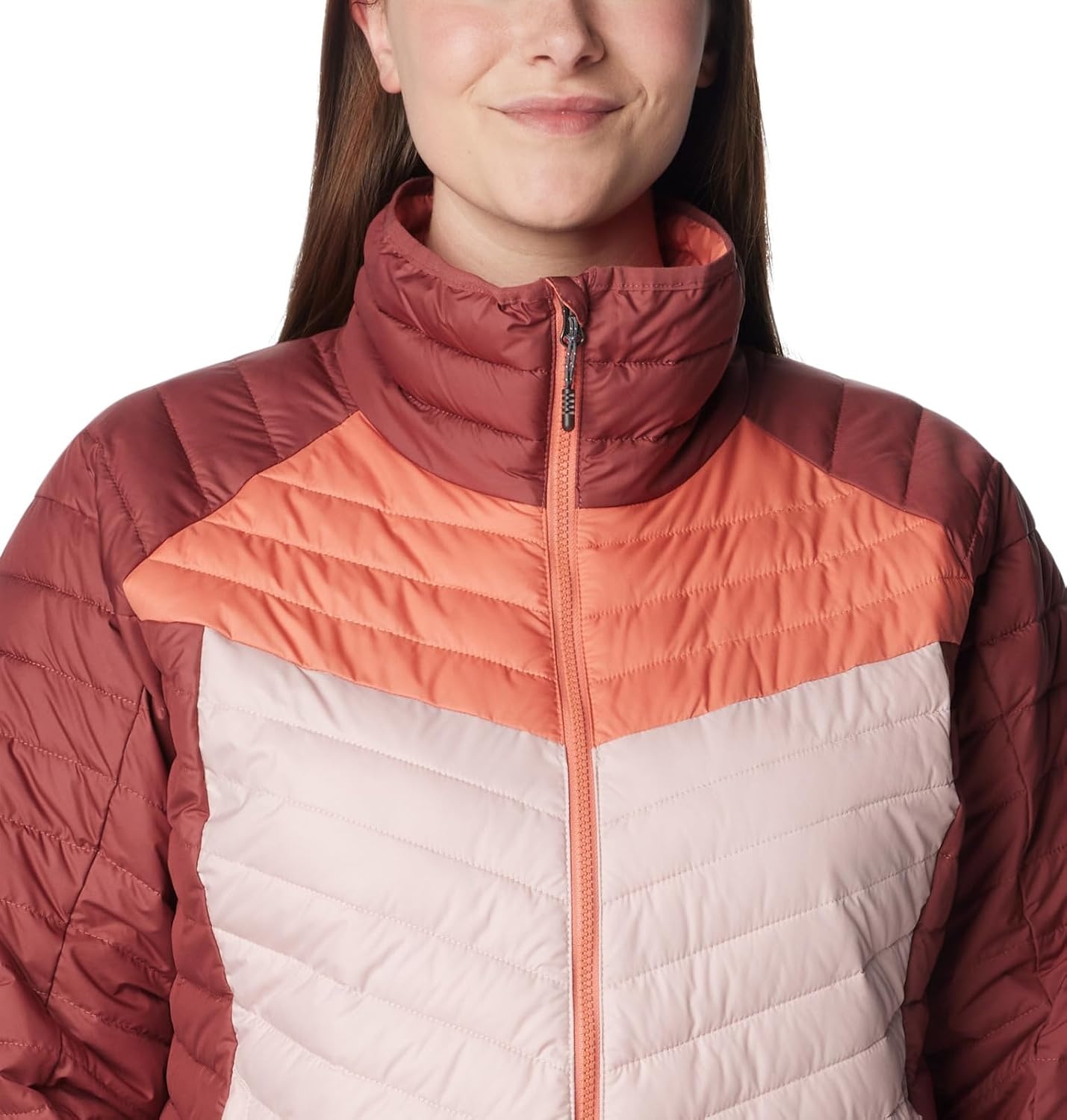 image:imageColumbia Damen Powder Lite II JackeRote Beete verblasster Pfirsich Altrosa