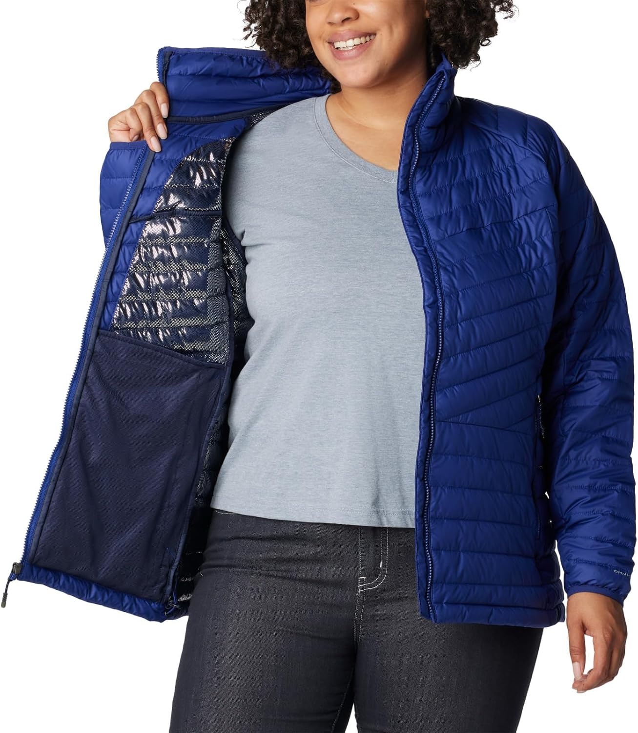 image:imageColumbia Damen Powder Lite II JackeSaphir dunkel