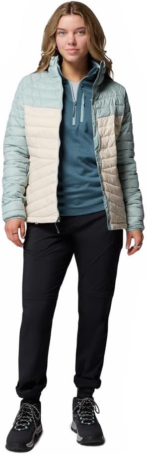 image:imageColumbia Damen Powder Pass Jacket Pufferjacke 1er PackDark Stone Crushed Blue