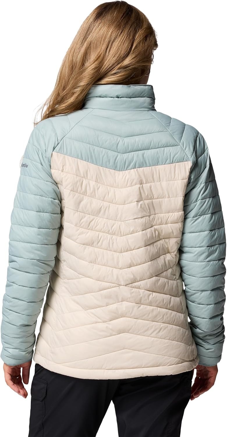 image:imageColumbia Damen Powder Pass Jacket Pufferjacke 1er PackDark Stone Crushed Blue
