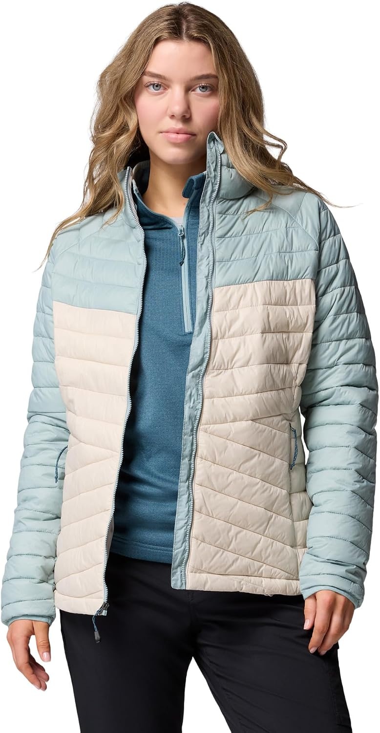 image:imageColumbia Damen Powder Pass Jacket Pufferjacke 1er PackDark Stone Crushed Blue