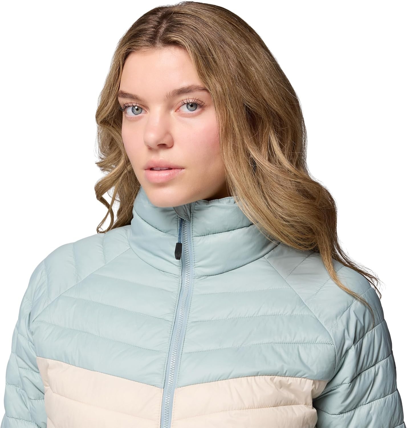 image:imageColumbia Damen Powder Pass Jacket Pufferjacke 1er PackDark Stone Crushed Blue