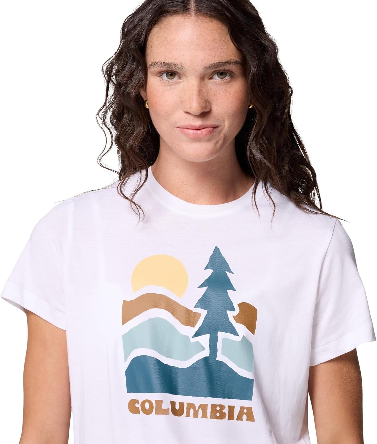 image:imageColumbia Damen Ruby Springs Graphic Fitted Short Sleeve Kurzrmeliges TShirt 1er PackWei Get Hiked
