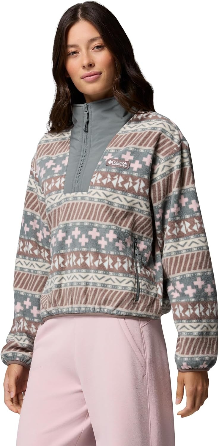 image:imageColumbia Damen Sequoia Grove 2 Printed Half Zip Fleeceberzug 1er PackIron Wizard Island