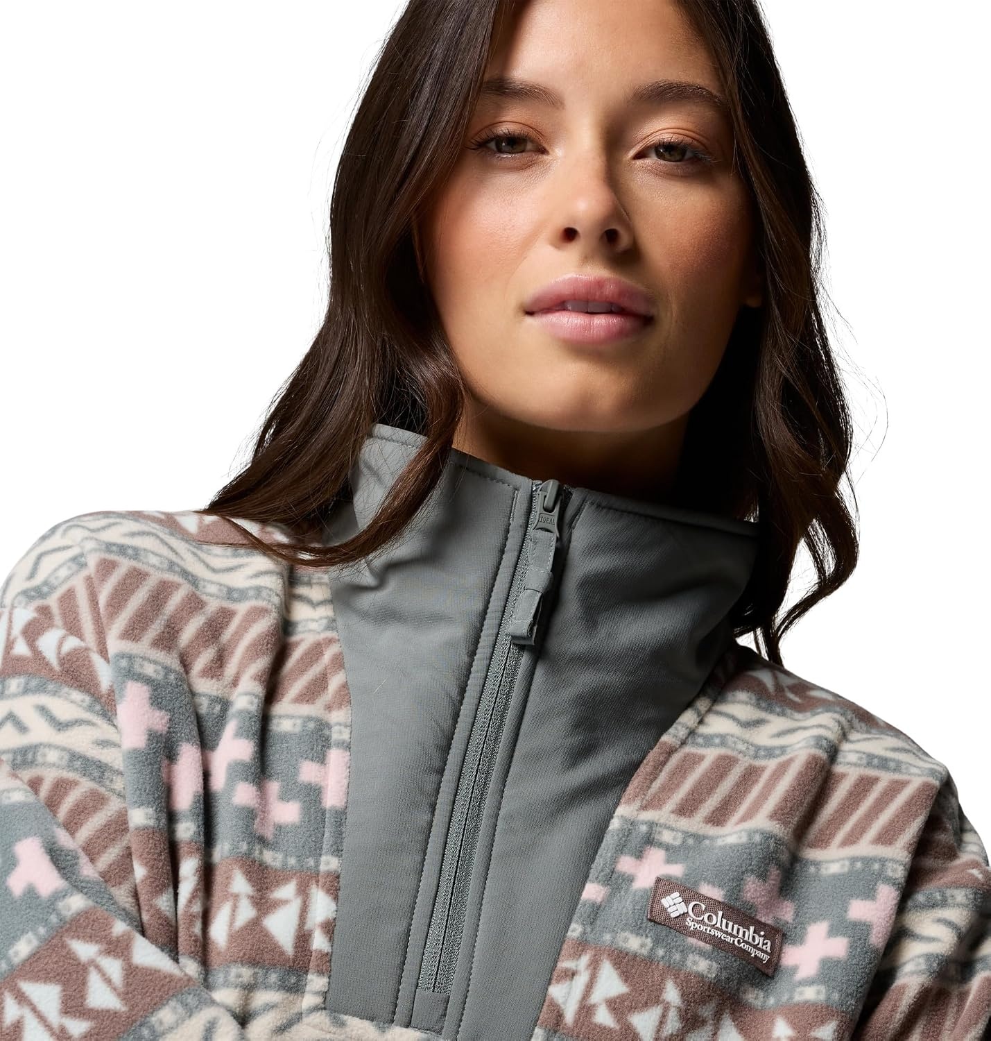 image:imageColumbia Damen Sequoia Grove 2 Printed Half Zip Fleeceberzug 1er PackIron Wizard Island