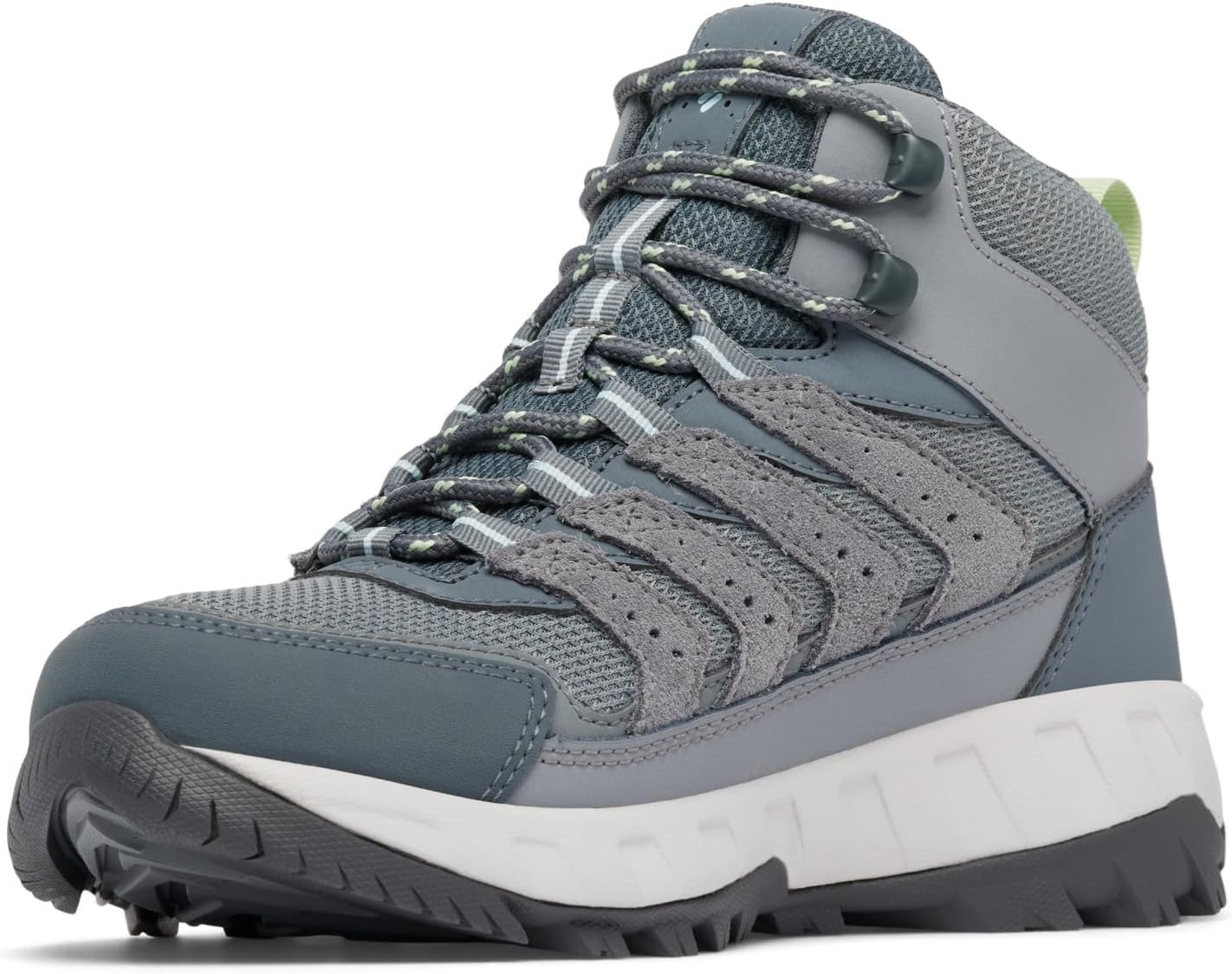 image:imageColumbia Damen Strata Trail Mid Waterproof WanderschuhTi Grey Steel Sage Leaf