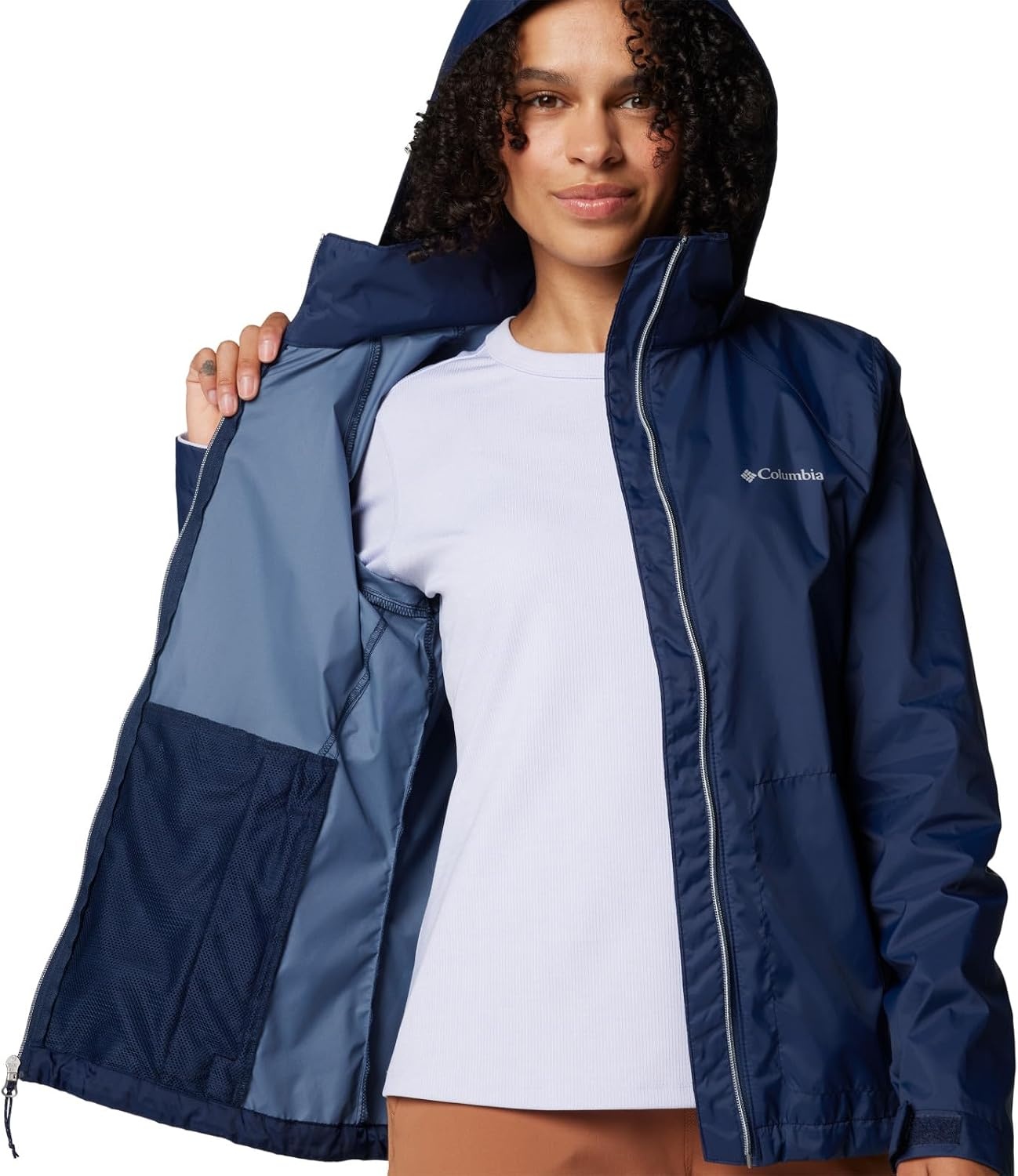 image:imageColumbia Damen Switchback Iv Jacke Wasserdichte Regenjacke 1er PackCollegiate marineblau