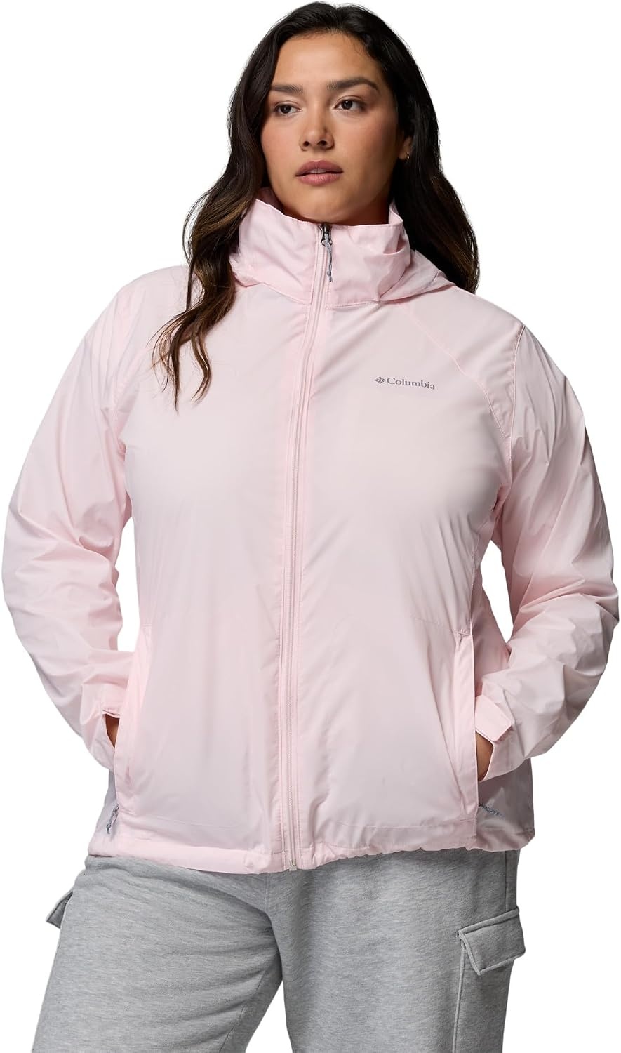 image:imageColumbia Damen Switchback Iv Jacke Wasserdichte Regenjacke 1er PackRosa Puder