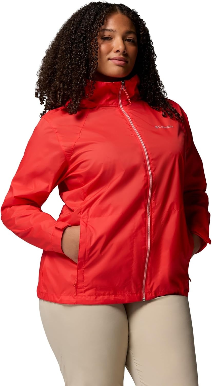 image:imageColumbia Damen Switchback Iv Jacke Wasserdichte Regenjacke 1er Packrot poppy red