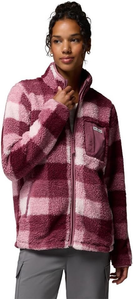 image:imageColumbia Damen West Bend Full Zip Ii West Bend Full Zip II551 antique mauvemulti buffalo check