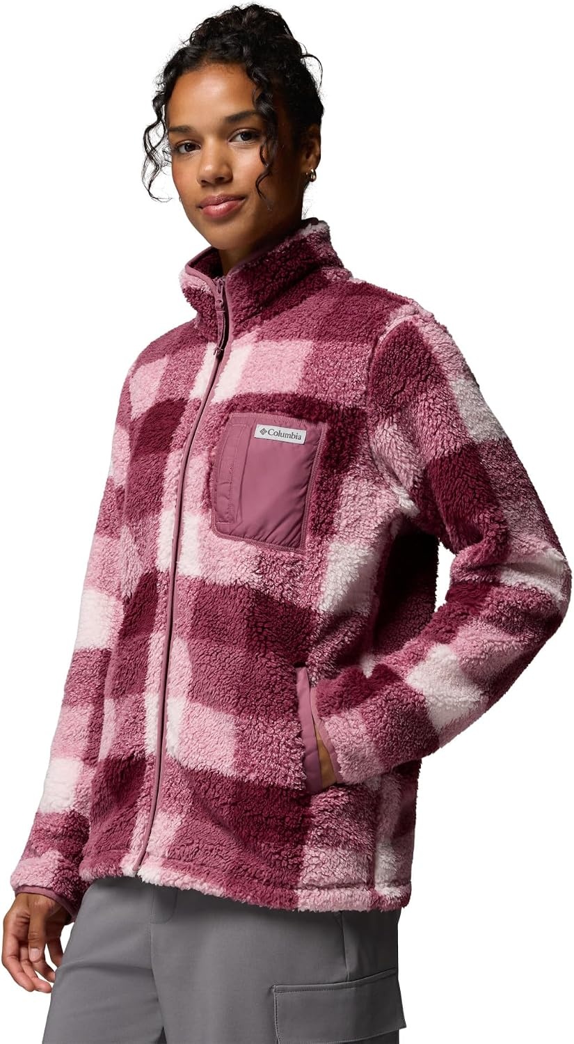 image:imageColumbia Damen West Bend Full Zip Ii West Bend Full Zip II551 antique mauvemulti buffalo check