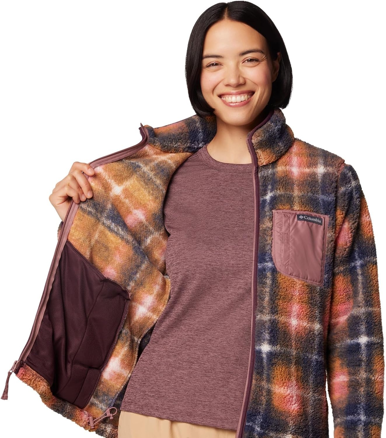 image:imageColumbia Damen West Bend Full Zip Ii West Bend Full Zip IIFig Omblur