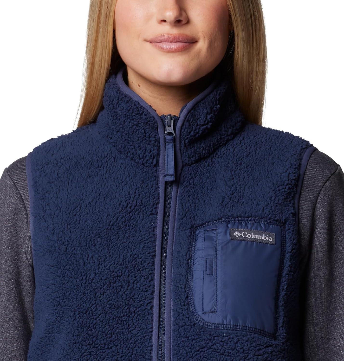 image:imageColumbia Damen West Bend Vest 2 FleeceWesteCollegiate marineblau