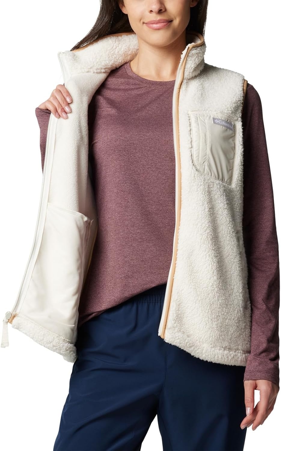 image:imageColumbia Damen West Bend Vest 2 FleeceWesteKreide