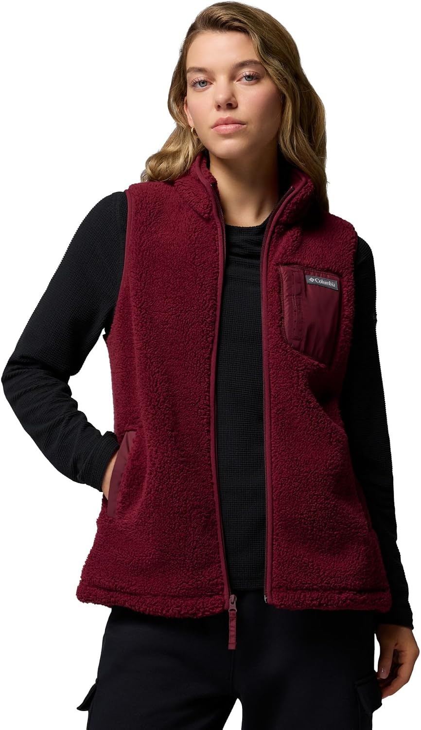 image:imageColumbia Damen West Bend Vest 2 FleeceWesteRich Wine