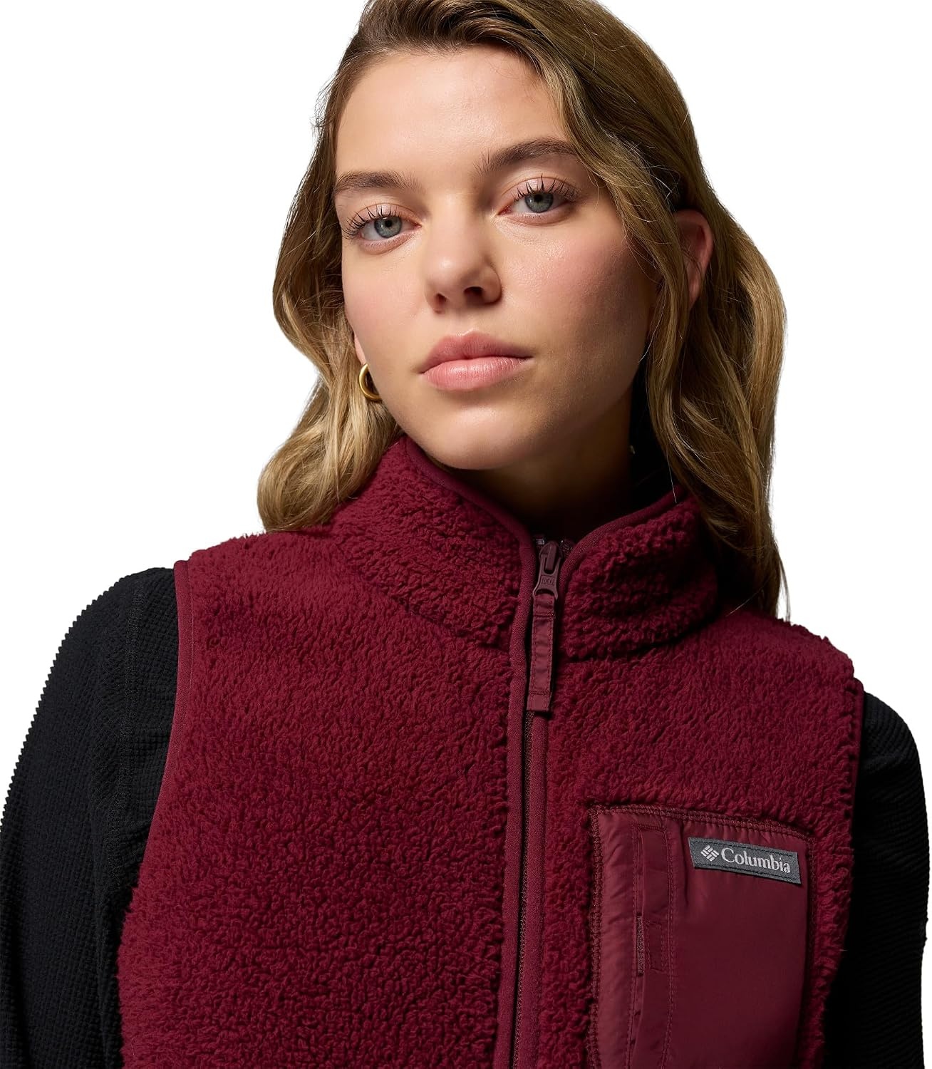 image:imageColumbia Damen West Bend Vest 2 FleeceWesteRich Wine