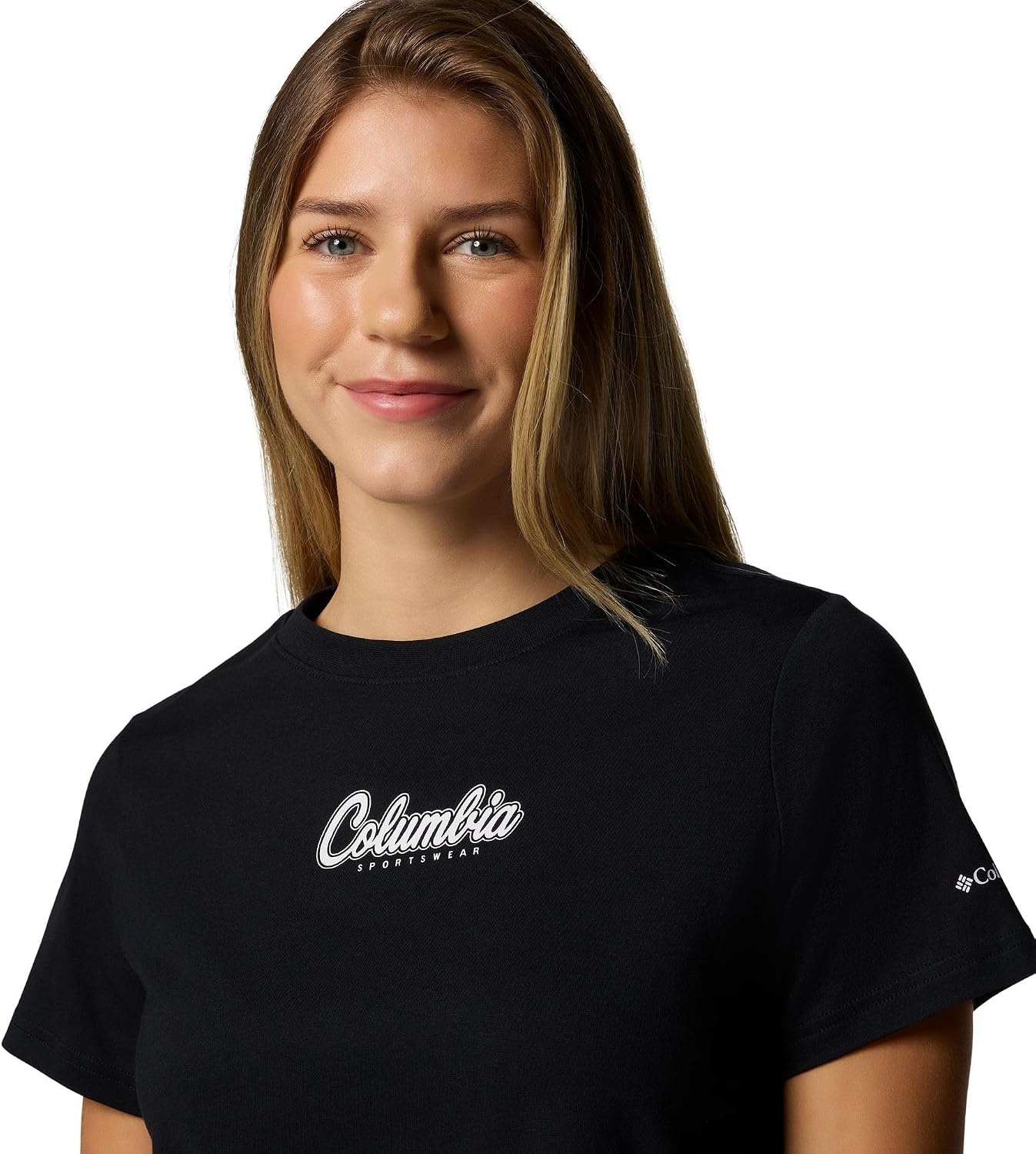 image:imageColumbia Damen tShirts 1er PackSchwarzSchriftzug