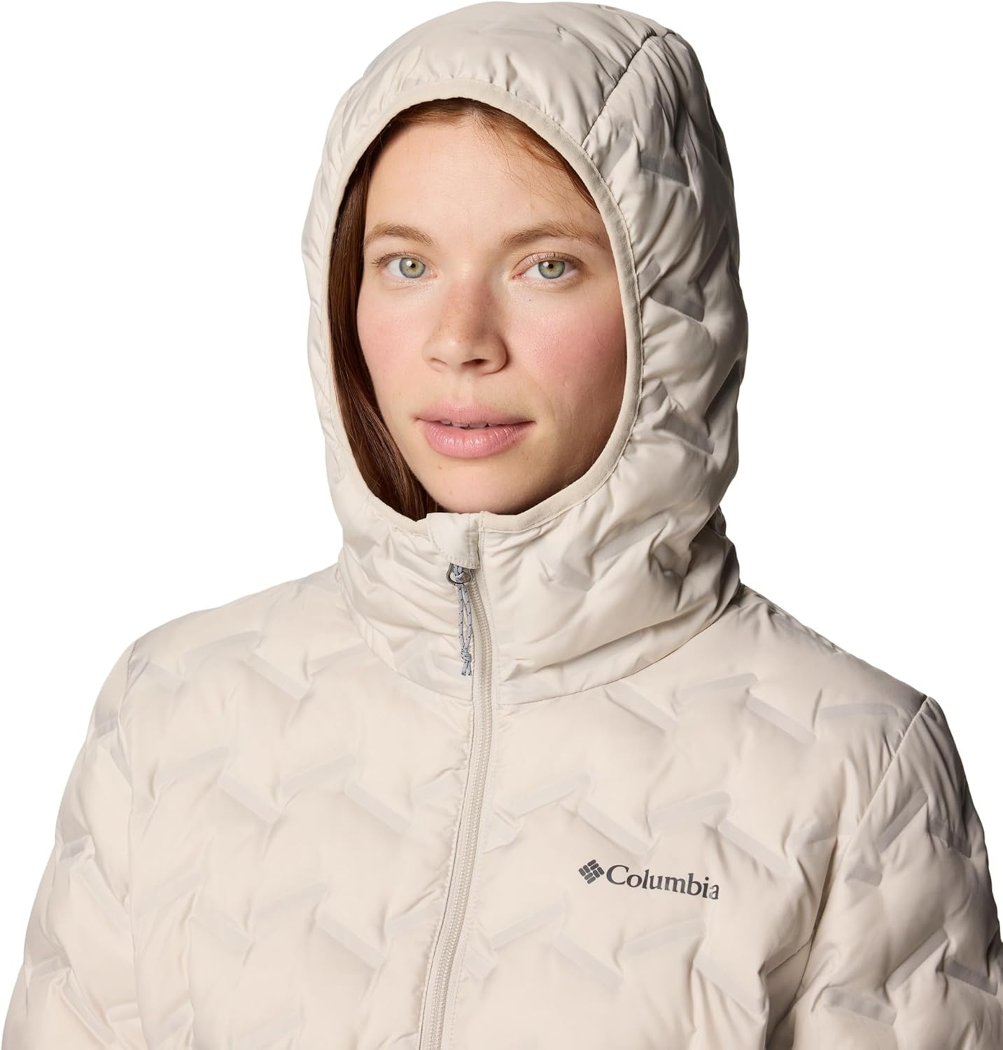 image:imageColumbia Delta Ridge II Lange Daunenjacke Reflektierendes OmniHeat Heat Seal Design Wasserabweisendes Material ScubaKapuze Reiverschlusstaschen Damen