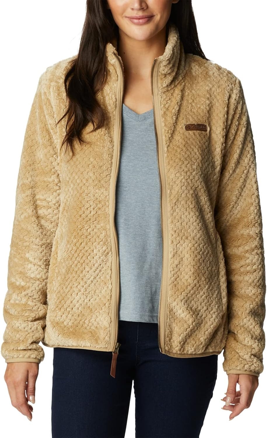 image:imageColumbia Fire Side II Sherpa Full Zip Fleecejacke mit durchgehendem Reiverschluss fr DamenBeach