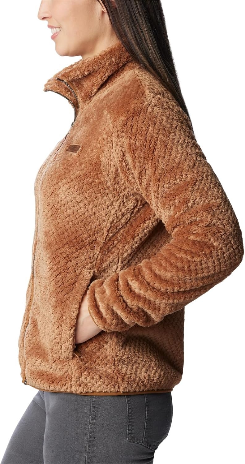 image:imageColumbia Fire Side II Sherpa Full Zip Fleecejacke mit durchgehendem Reiverschluss fr DamenCamel Brown