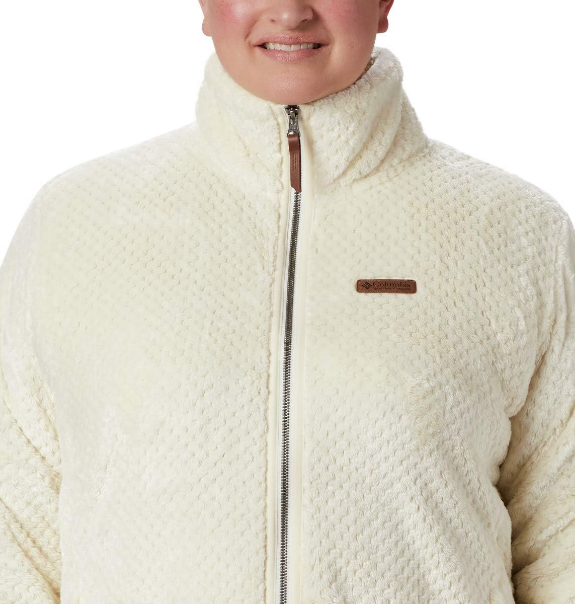 image:imageColumbia Fire Side II Sherpa Full Zip Fleecejacke mit durchgehendem Reiverschluss fr DamenChalk