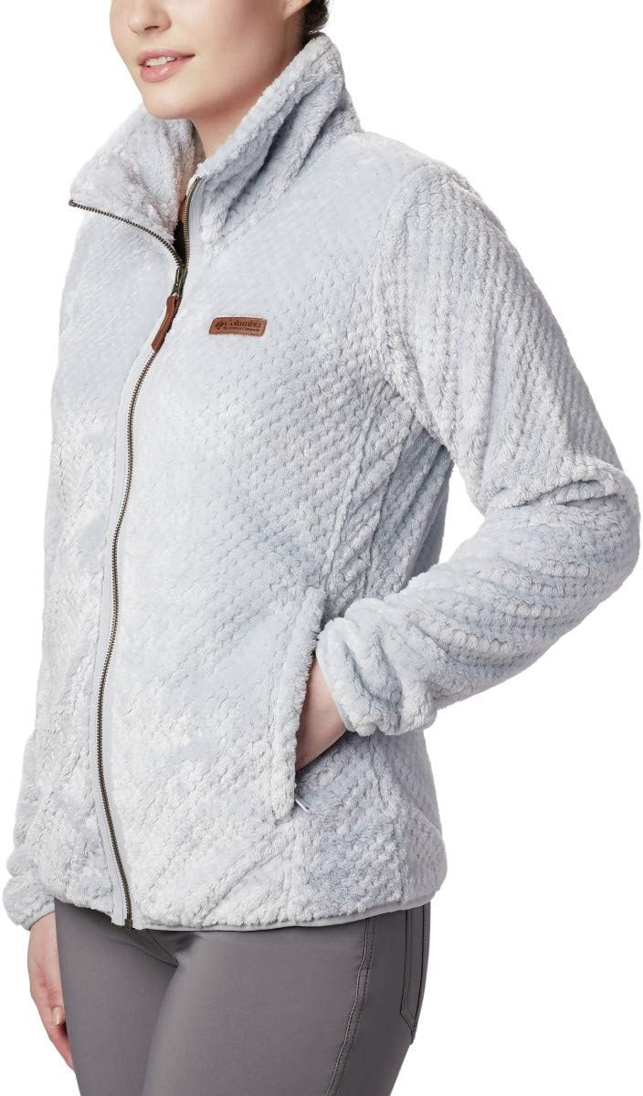image:imageColumbia Fire Side II Sherpa Full Zip Fleecejacke mit durchgehendem Reiverschluss fr DamenCirrus Grey