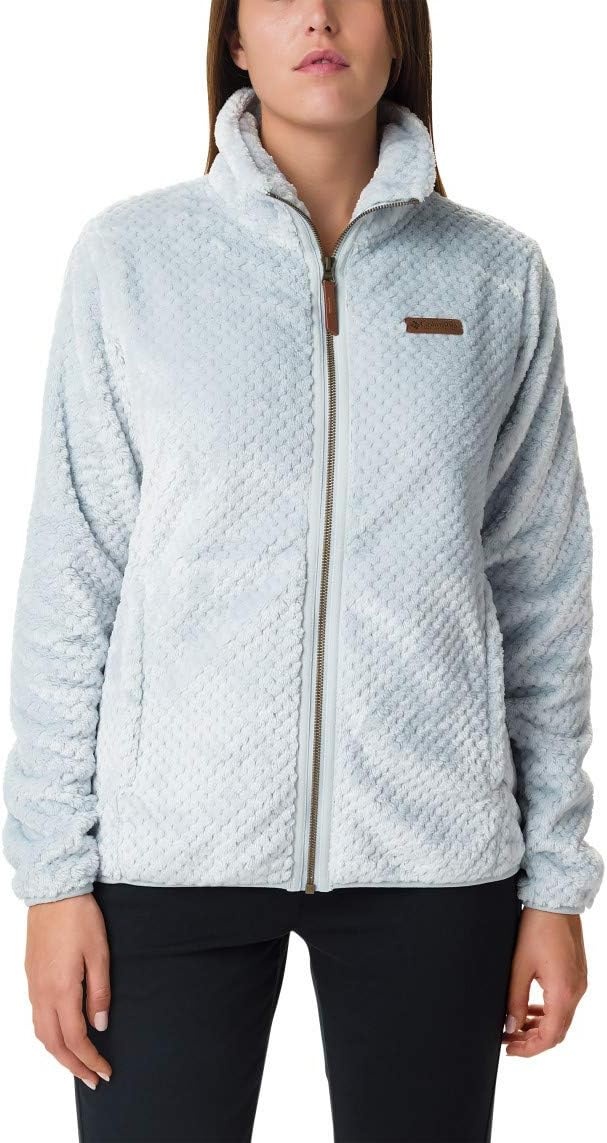 image:imageColumbia Fire Side II Sherpa Full Zip Fleecejacke mit durchgehendem Reiverschluss fr DamenCirrus Grey