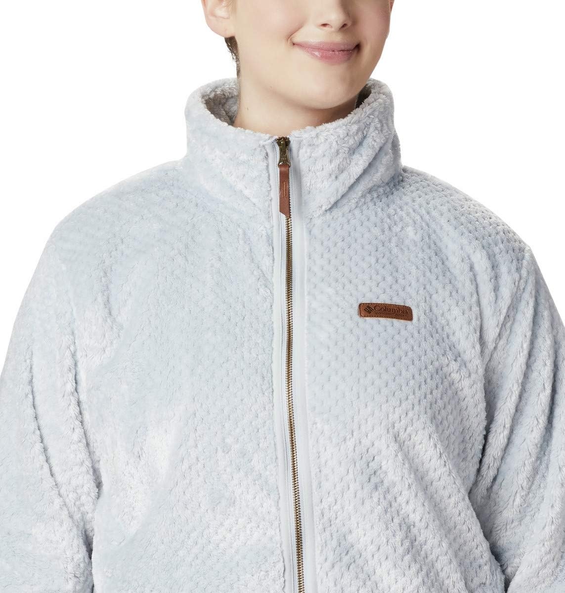 image:imageColumbia Fire Side II Sherpa Full Zip Fleecejacke mit durchgehendem Reiverschluss fr DamenCirrus Grey