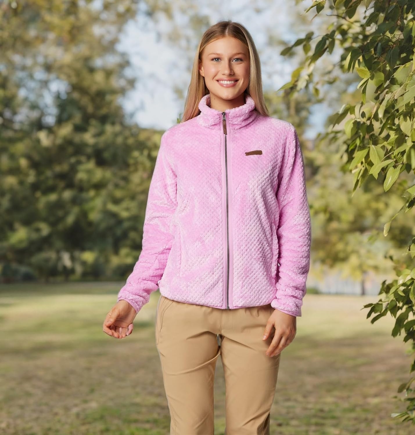 image:imageColumbia Fire Side II Sherpa Full Zip Fleecejacke mit durchgehendem Reiverschluss fr DamenCosmos
