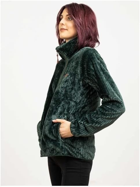 image:imageColumbia Fire Side II Sherpa Full Zip Fleecejacke mit durchgehendem Reiverschluss fr DamenFichtenstreifen