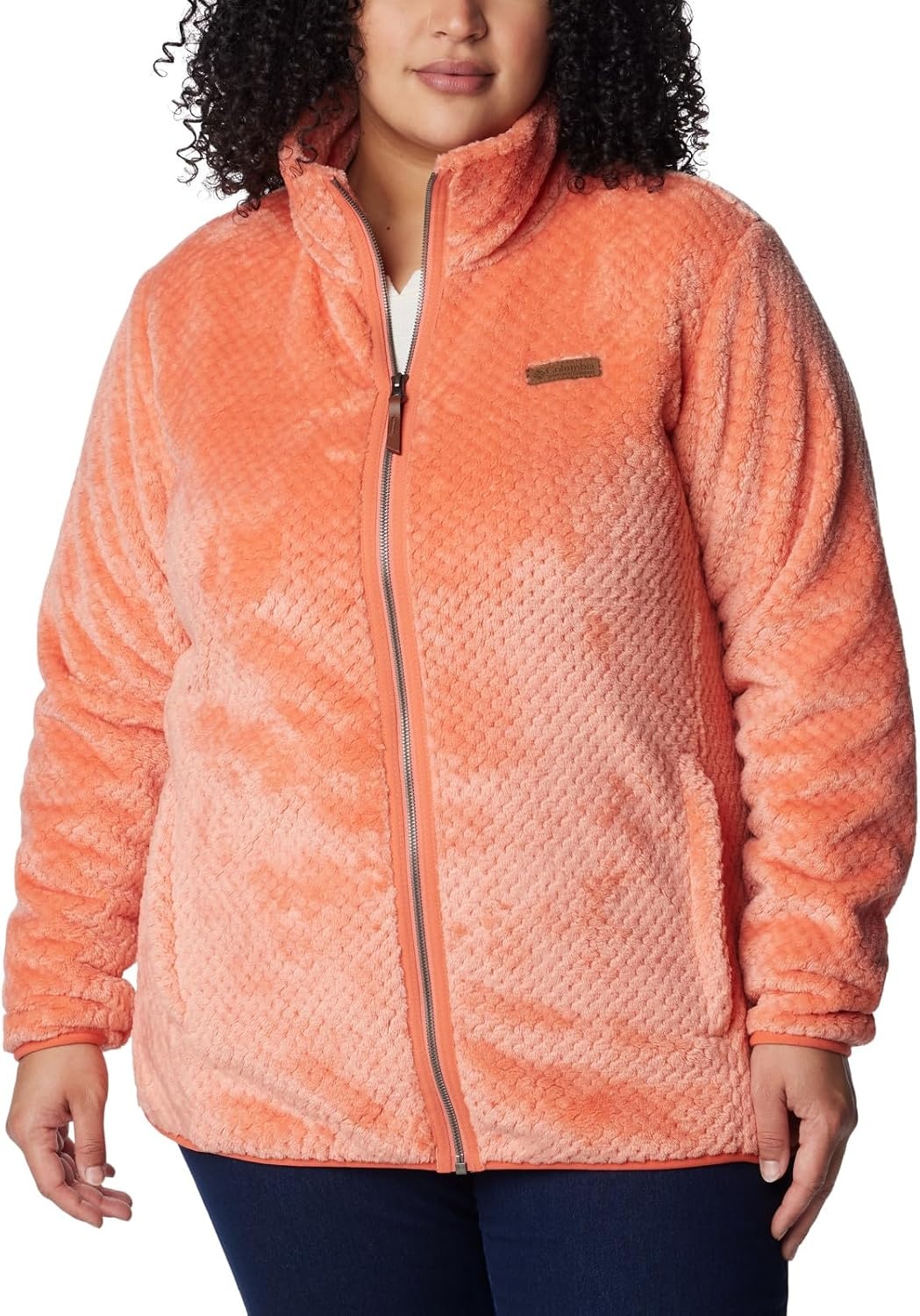 image:imageColumbia Fire Side II Sherpa Full Zip Fleecejacke mit durchgehendem Reiverschluss fr DamenPfirsich Faded Peach