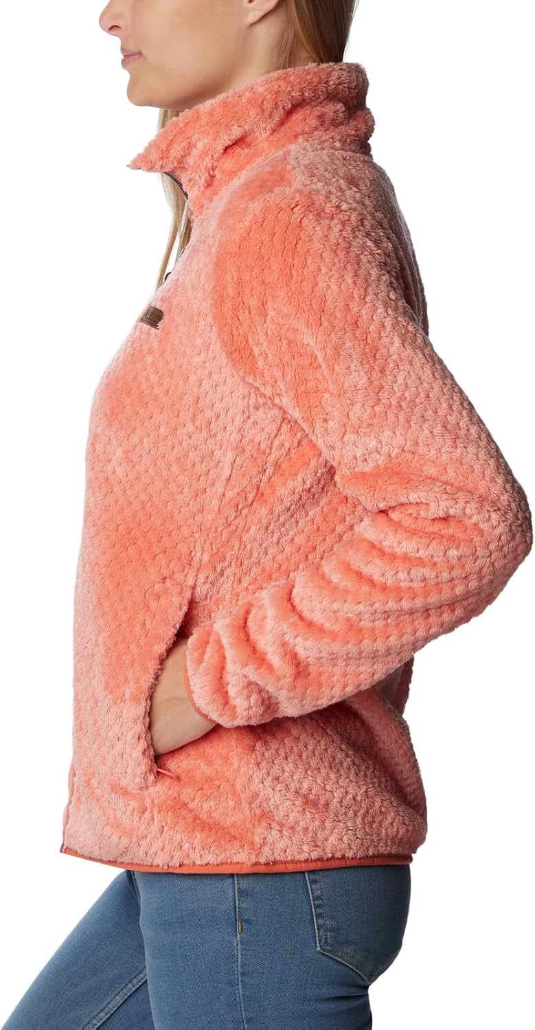 image:imageColumbia Fire Side II Sherpa Full Zip Fleecejacke mit durchgehendem Reiverschluss fr DamenPfirsich Faded Peach