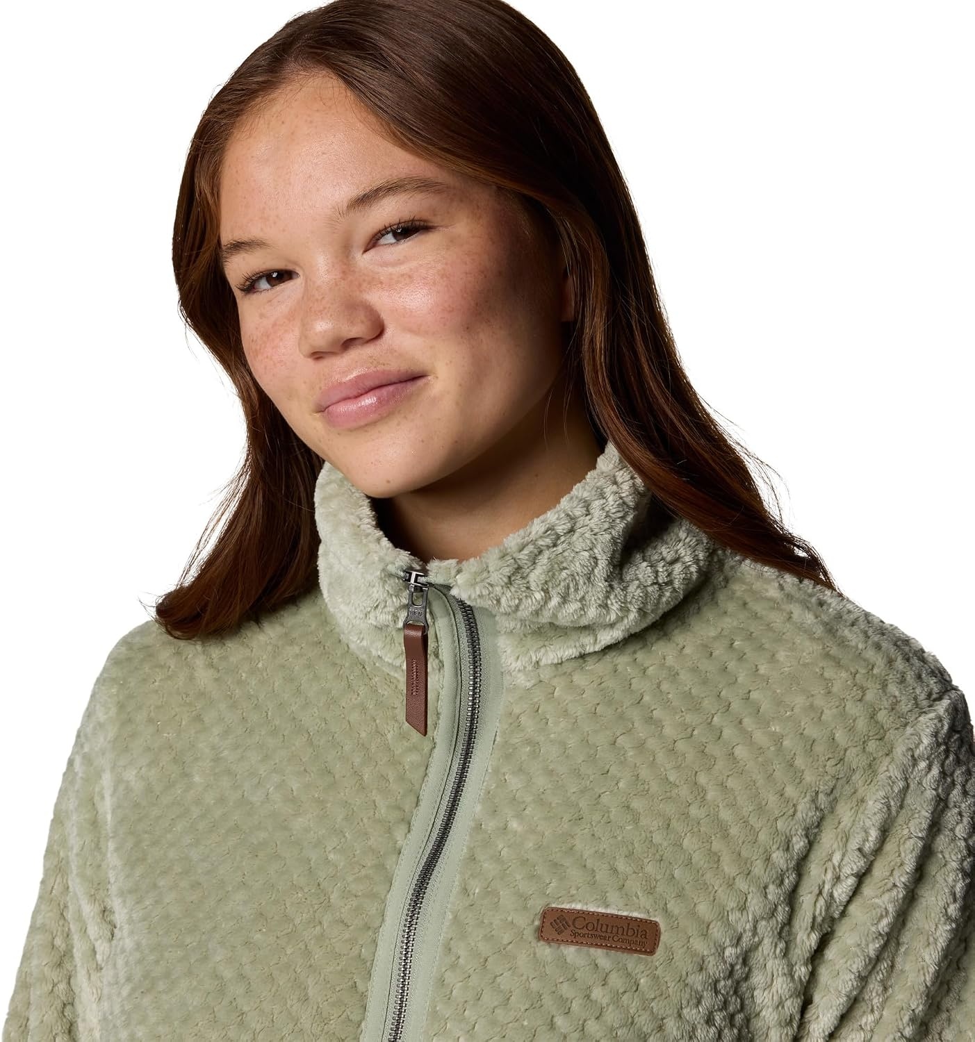image:imageColumbia Fire Side II Sherpa Full Zip Fleecejacke mit durchgehendem Reiverschluss fr DamenSafari