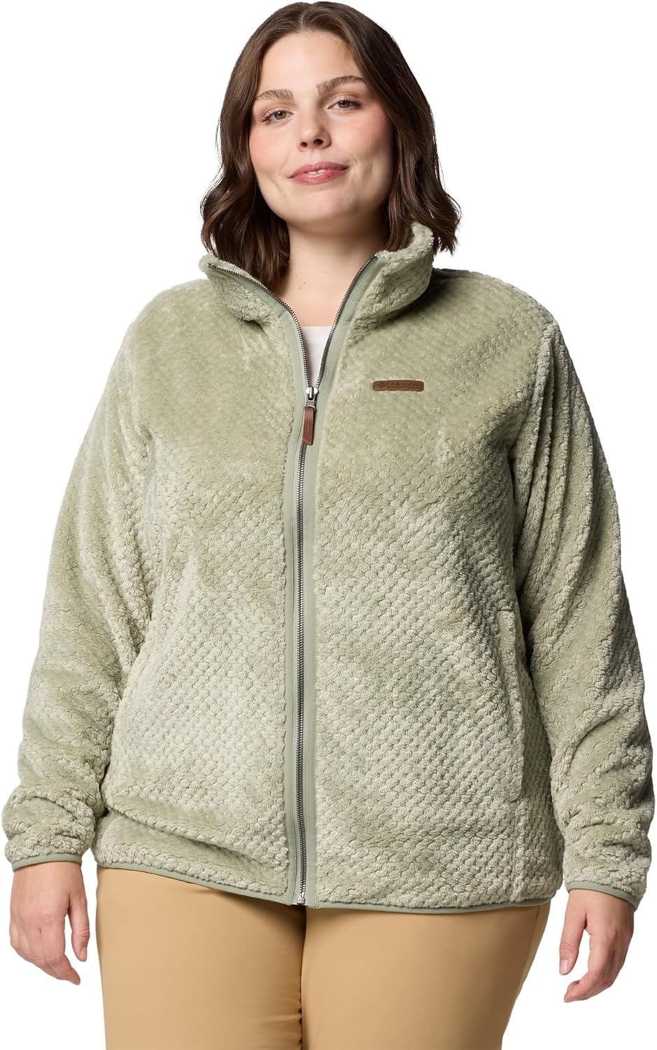 image:imageColumbia Fire Side II Sherpa Full Zip Fleecejacke mit durchgehendem Reiverschluss fr DamenSafari