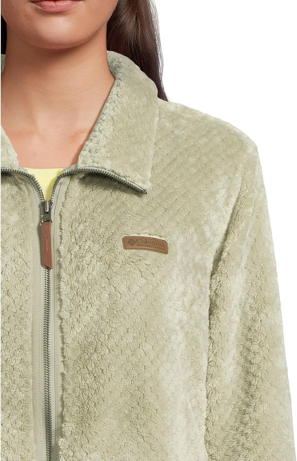 image:imageColumbia Fire Side II Sherpa Full Zip Fleecejacke mit durchgehendem Reiverschluss fr DamenSafari